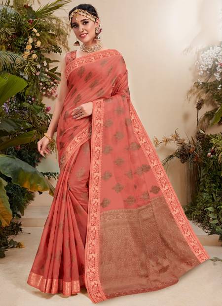 Pink Colour ASHIKA MADHULIKA 2 Designer Fancy Cotton With Resham Work Festive Wear Saree Latest Collection 49